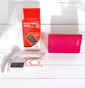 SONY Cyber-shot DSC-TX5 Red 10.2MP Waterproof Digital Camera From JAPAN - Picture 1 of 24