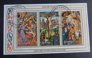 Penrhyn 1980 Easter MS148 Prayer Book scenes used as photo - Imagen 1 de 1