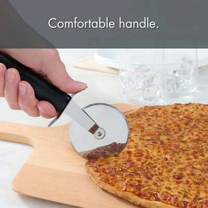 3in Pizza Cutter Ergonomic Lightweight Wheel Stainless Steel Dishwasher Safe New - Picture 1 of 5