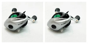 2ea ZEBCO PROTEGE REEL, LINKSHÄNDER, CRAPPIE REEL/TROLLING 3BALL BEARING - Bild 1 von 4