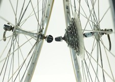 MAILLARD HELICO MATIC RIGIDA ROAD BICYCLE 6 SPD 27" EYELETED WHEELS SET 122 MM