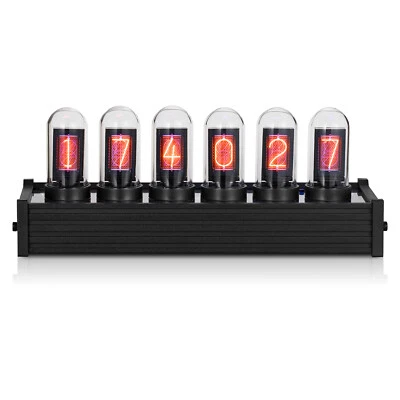 Modern Digital IPS Tube Clock Large Display PC Control DIY Gift Ref Nixie Clock - Image 1 of 4
