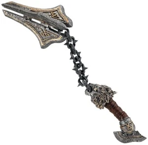 Lion's Flail Weapon Toy Prop Medieval Fancy Dress Up Halloween Costume Accessory - Picture 1 of 1