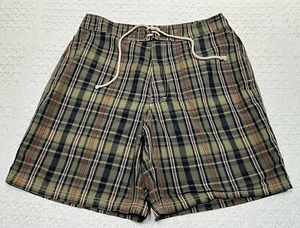 Abercrombie Performance Swim Trunks Board Shorts Plaid Multi Color Men’s S 32 - Picture 1 of 10