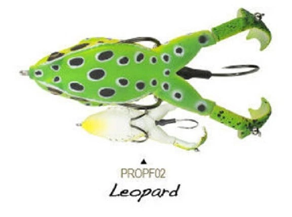 Lunkerhunt LP Propf02 LH Prop Frog 3.5" 1/2oz Leopard