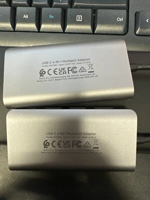 2x Belkin USB C Hub 4 in 1 Multi-Port Dock 4K HDMI For MacBook Pro Air iphone 16 - Image 1 of 4