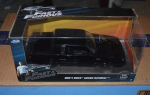 2018 version Jada Fast & Furious Dom’s Black Buick Grand National 1:24 Diecast - Picture 1 of 1