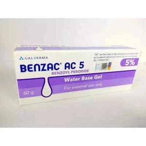 Galderma BENZAC Benzoyl Peroxide water base gel 60g Free Shipping World Wide - Picture 1 of 6