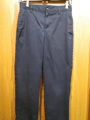 Lands End Boys Pantalón Sarga Algodón Azul Talla 12 Foto 1 de 4