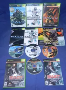 Xbox; Halo Combat Evolved - Foil Art, Halo 2, Metal Gear Solid 2: Substance, SWAT - Bild 1 von 5