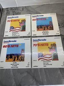 Laser Karaoke - 60/70s Hits - V.26,32,58,68 (Laserdisc, 1993) Pioneer - Picture 1 of 1