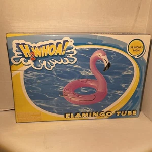 H2whoa! Pink Flamingo Tube Pool Float For Swimming Floating - 38 Inches - Picture 1 of 5