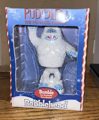 Rudolph the Red Nosed Reindeer Bobblehead Bumble Collector Series In Box - Image 1 of 4