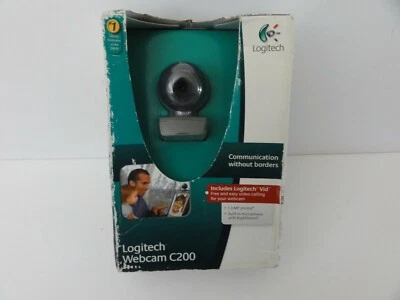 Logitech Webcam C200 W/ Built In Microphone & Logitech Vid Brand New - Image 1 of 4