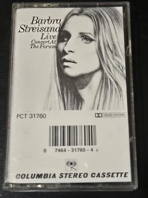 Barbra Streisand: Live Concert at the Forum 1972 -Cassette Tape - Image 1 of 3