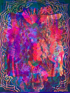 American Shakti Vintage Poster 22x34" 1967 East Totem West Original RARE! - Picture 1 of 8