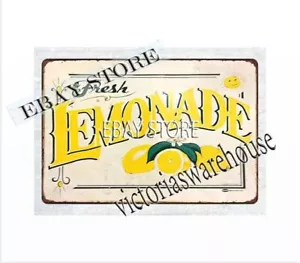 household decorative items Fresh Lemonade metal tin sign - Picture 1 of 4