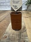 Kline Saddlery Can Holder Sleeve Luckenbach Texas Leather Lace Up