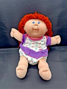 Cabbage Patch Kids Puppe rote Haare blaue Augen signiert - Bild 1 von 10