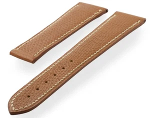 20mm Genuine CHOPARD Tan Brown Lizard Leather Watch Strap Band 20/16mm NEW - Picture 1 of 7