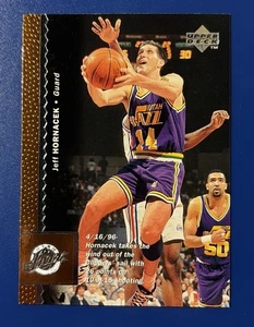 1996-97 Upper Deck Basketball Jeff Hornacek Utah Jazz #124 - Picture 1 of 2