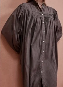Vestido Devotion Twins Corto Frida Pequeño Babydoll Boho Chic Manga Globo Algodón - Imagen 1 de 10
