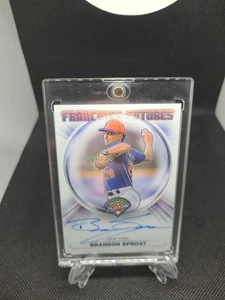 2024 Panini Prospects Brandon Sproat Franchise Futures ON CARD Auto 56/199 METS - Bild 1 von 2