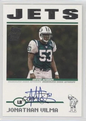 2004 Topps Signature Edition /1499 Jonathan Vilma #83 Rookie Auto RC - Image 1 of 2