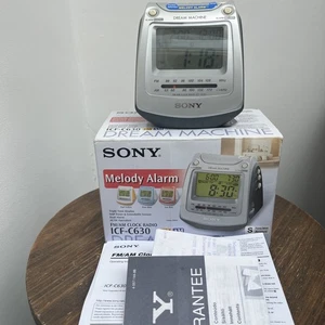 Sony Melody Alarm Dream Machine FM AM Digital Clock Radio Model ICF-C630 - Picture 1 of 11