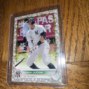 2022 Topps Holiday Aaron Judge Snowflake #HW1 Yankees - Picture 1 of 2