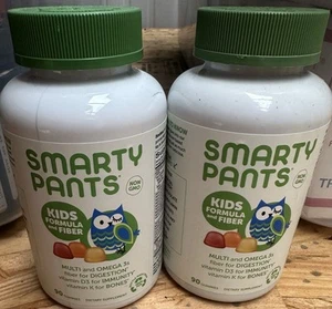 LOT OF 2 Smarty Pants Kids Formula Fiber 90 Gummies EACH BOTTLE Exp 12/2026 A1 - Picture 1 of 2