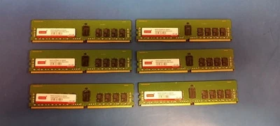 Lot of 6 - Mixed Brands/Models 8GB DDR4 2400 ECC Server Memory - Image 1 of 4