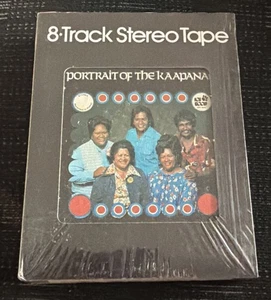 New Sealed Hawaii Portrait Of The Kaapana’s 8 Track Stereo Tape VINTAGE Hawaiian - Picture 1 of 5