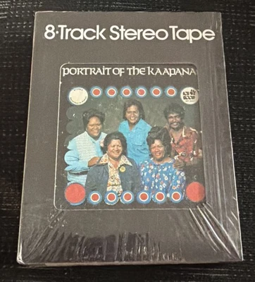 New Sealed Hawaii Portrait Of The Kaapana’s 8 Track Stereo Tape VINTAGE Hawaiian - Image 1 of 4