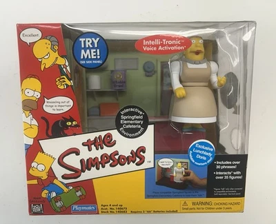 Juego de figuras interactivas de The Simpson Lunchlady Doris Springfield Elementary Foto 1 de 4