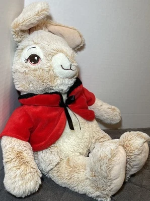 Beatrix Potter Peter Rabbit Plush Dan Dee Flopsy Bunny Red Coat Stuffed Animal - Image 1 of 4