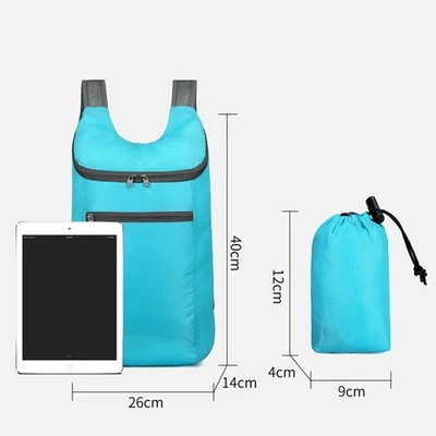 Rucksack 20-35L 40*26*14cm 80g Atmungsaktiv Faltbar Outdoor Sport Tragbar - Bild 1 von 4