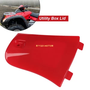 Utility Storage Box Lid Cover Red for Honda Rincon 680 Rincon 650 TRX680 TRX650 - Picture 1 of 13