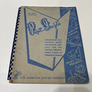 Vintage Project & Idea Folio Book American Crayon Company, Arts & Crafts - Bild 1 von 15