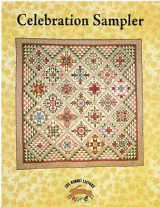 The Rabbit Factory Celebration Sampler 89" x 89" sewing pattern uncut - Picture 1 of 3