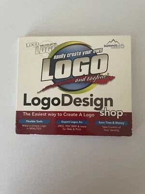 Easily Create Your Own Logo & Tagline (Windows ME/2000/XP/Vista).  Used. - Image 1 of 2