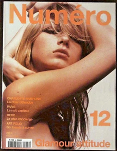 NUMERO #12 April 2000 Glamour Attitude ANGELA LINDVALL Charlotte Rampling N/MINT - Bild 1 von 19