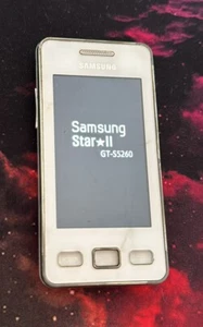Samsung Star II (GT-S5260) Weiß, Guter Zustand, Händler, Garantie, Geprüft - Bild 1 von 2