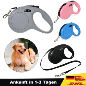 Correa para perros pequeños 5 metros correa automática para perros hasta 15 kg correa nueva DE - Imagen 1 de 30