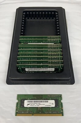 *LOTE DE 10* Micrones 2GB DIMM 1333 MHz PC3-10600 DDR3 Memoria MT8JSF25664HZ-1G4D1 Foto 1 de 3