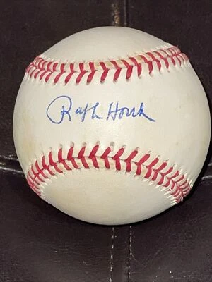 Ralph Houk Signed Autographed Official American League Brown Baseball Yankees - Image 1 of 4