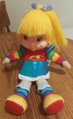 Hallmark 40 Years of Rainbow Brite Rag Doll 12" Plush TLS Toy Blond Hair star - Image 1 of 4