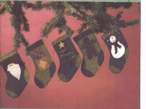 Bits & Pieces Christmas Stocking "291 Toasty Toes"  Approx. 4-3/4" Tall - Picture 1 of 4