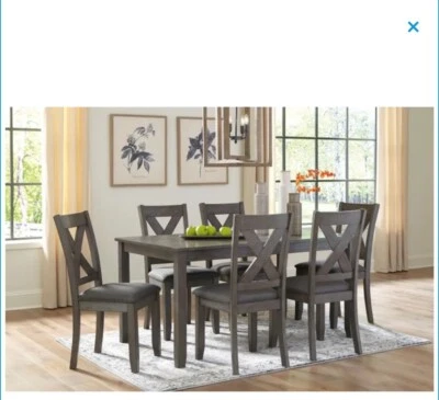 Ashley Furniture 7 piece Dining Room Set - Image 1 of 4