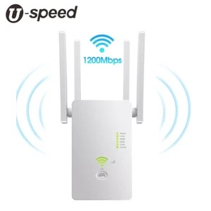 U-speed AC1200 WiFi Extender 1200Mbps Wireless Signal Amplifier Booster Repeater - Picture 1 of 17